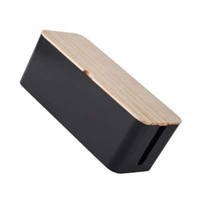 DIYEAH Cable Storage Box Power Line Box Removable Cover for Outlets Charger Sockets