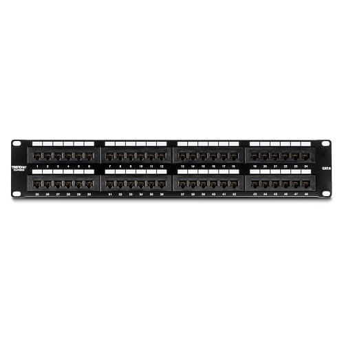 TC-P48C6-48-Port Cat6 Unshielded Patch Panel