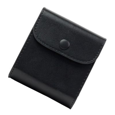FONDOTIN Pu Leather Photo Storage Bag for Square Portable Photography Case Back Buckle Design for Travel Camping and Picnics Scratch