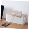 DIYEAH Easy Install Cable Basket Power Cord Organizer Tidy Socket Box for Home view 3