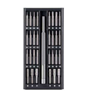63 in 1 Magnetic Driver Kit with Bit Assortment for Electronics Repair Chrome Steel Handle for Notebook Computers, Glasses, Mobile Phones