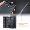 63 in 1 Magnetic Driver Kit with Bit Assortment for Electronics Repair Chrome Steel Handle for Notebook Computers, Glasses, Mobile Phones view 3