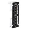 TC-P12C5V - 12-Port Cat5e Unshielded Wall Mount Patch Panel with Included 89D Bracket view 1