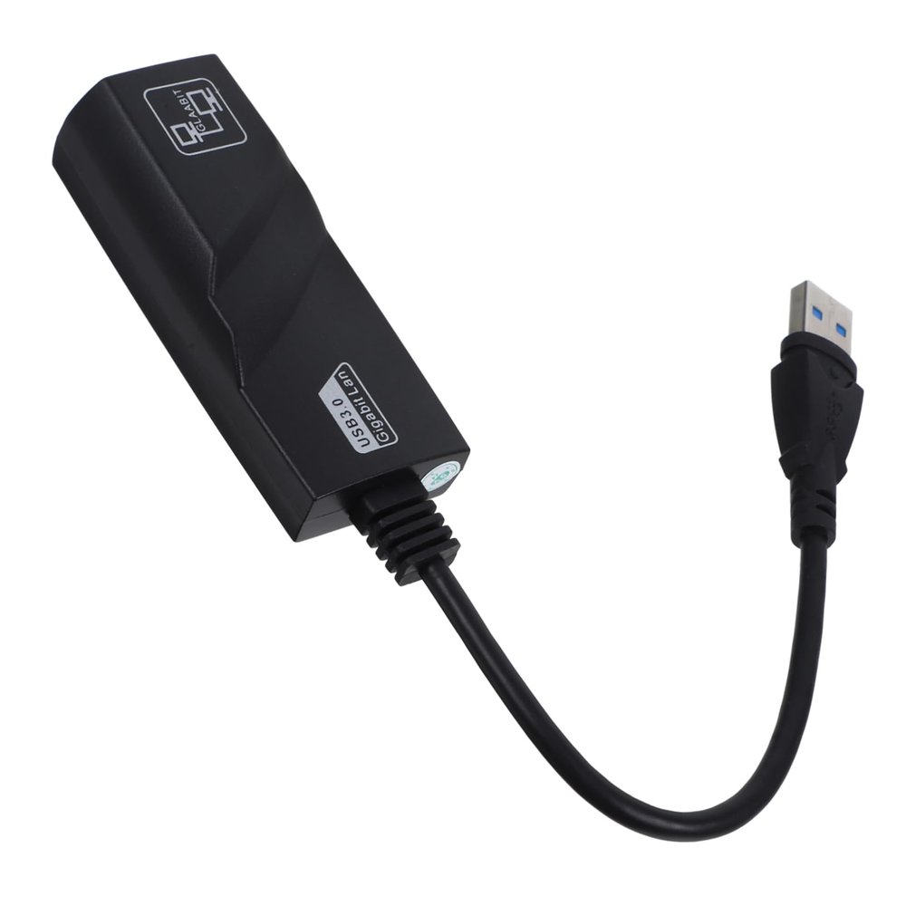 DIYEAH 1000m USB to Ethernet Adapter Card High-Speed Connectivity Compatible Laptops No Driver Needed