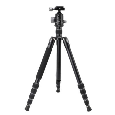 Aluminum Alloy Lightweight Travel Camera Tripod with Ball Head for Photography Live Streaming