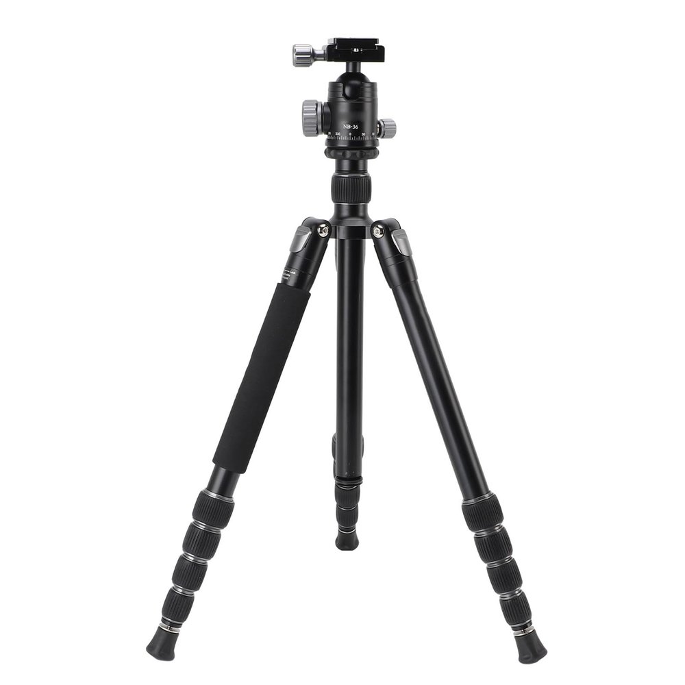 Aluminum Alloy Lightweight Travel Camera Tripod with Ball Head for Photography Live Streaming