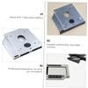 DIYEAH Hard Drive Adapter Ssd Tray Enclosure Optimal Bay Replacement for Laptops view 2