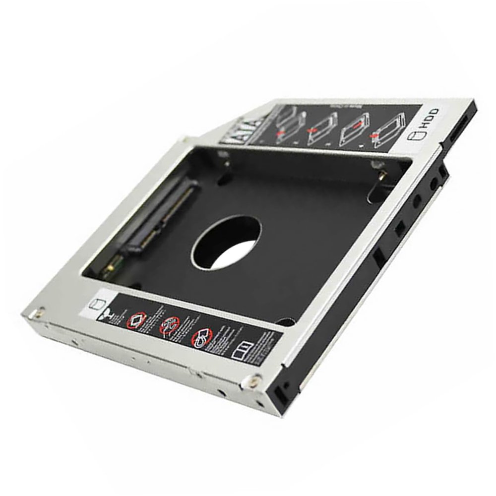DIYEAH Hard Drive Adapter Mounting Bracket for Laptop Optical Bay Ssd and Support Construction for Enhanced Heat Dissipation Easy Installation for Additional Storage