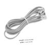 Angoily Extension Cord for Phone Pcs Rj Pc Wire Cable Telephone Handset Cord Coiled Phone Cable PVC Standard Rj Connectors for Office Hotel Residential view 2