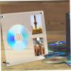 PRETYZOOM Cd Display Holder Cd Stand Rack for Tabletop Acrylic Dvd Stand Rack Photocard Holder view 4