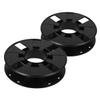CATIEBYE 2pcs Retractable Printing Spool Winding Reel for Organized Management Compact Wire Organizer for Efficient Cable Storage Black Design view 1