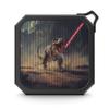 Firechick Designs Durable Outdoor Bluetooth Speaker with T-Rex and Lightsaber, Portable Speaker, Camping Gear, Unique Gift Idea, Music Lover view 1