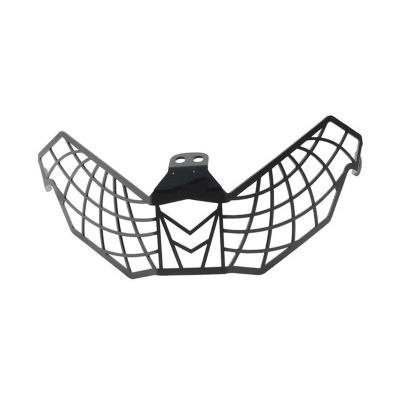 MLVBLPCYCA Motorcycle Cell Phone Mount for TRK702X for TRK702 X for TRK 702X 702 X 2023 2024 Motorcycle Headlight Guard Grill Grille Protection Mesh Black Metal