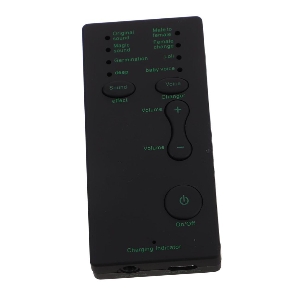 DOITOOL Portable Mini Voice Changer for Mobile and PC Voice Modifier Device Multiple Sound Effects for Live Streaming and Parties