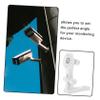 DIYEAH CCTV Security Camera Mount No Drilling Bracket Wall Mount Bracket Abs Material Easy Install view 4