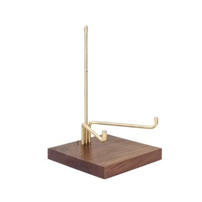 QUQUQ Record Display Organizer Vinyl Record Rack CD Display Rack Retro Brass Wood Display Stand CD Storage Rack Storage for Records Album