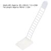 100Pcs Adhesive Cable Clips | Adjustable Nylon Strap Ties for Wires/Computers/Cars | Stable Fixation with Screw Hole & Upgraded Adhesive | Office & Home Cable Organizer (White) view 3