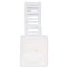 100Pcs Adhesive Cable Clips | Adjustable Nylon Strap Ties for Wires/Computers/Cars | Stable Fixation with Screw Hole & Upgraded Adhesive | Office & Home Cable Organizer (White) view 4