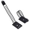 100Pcs Adhesive Cable Clips | Adjustable Nylon Strap Ties for Wires/Computers/Cars | Stable Fixation with Screw Hole & Upgraded Adhesive | Office & Home Cable Organizer (Black) view 2