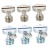 6pcs 3/8 Camera Screw Set for Tripod and Monopod Quick Release Plate Compatible with DSLR and Long Lens Accessories Random Color view 1
