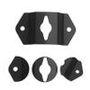 DIYEAH Speaker Brackets Wall Mounts Keyhole Hangers 20pcs Iron Hanging Brackets for Speakers view 3