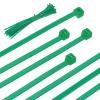 PATIKIL Cable Zip Ties 8 Inch, 100 Pcs Self-Locking Nylon Wire Tie Wraps Heavy Duty Cord Management with 50 lbs Tensile Strength for Indoor and Outdoor, Green (0.1"W) view 1