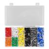 1000Pcs Brass Wire Ferrules Terminals Kit | PP Material Heat - Tolerant | 8 Sizes for Electronics/Cars/Home | CZ0100939 view 1