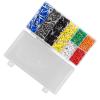 1000Pcs Brass Wire Ferrules Terminals Kit | PP Material Heat - Tolerant | 8 Sizes for Electronics/Cars/Home | CZ0100939 view 3