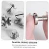 5Pcs 3/8 Inch Camera Tripod Screws for DSLR Rig Accessories Quick Release Nickel-Plated Iron Screws for Camera Mounting Compatible Tripod and Video Shooting view 2