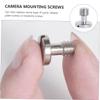 5Pcs 3/8 Inch Camera Tripod Screws for DSLR Rig Accessories Quick Release Nickel-Plated Iron Screws for Camera Mounting Compatible Tripod and Video Shooting view 4