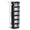 TC-KP12V - 12-Port Blank Angled Wall Mount Keystone Patch Panel view 1