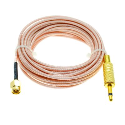BOXUWFO Hong pan SMA Male to 3.5mm 1/8" TS Male Camera Monitor an/Tenna RG316 Cable(100CM)