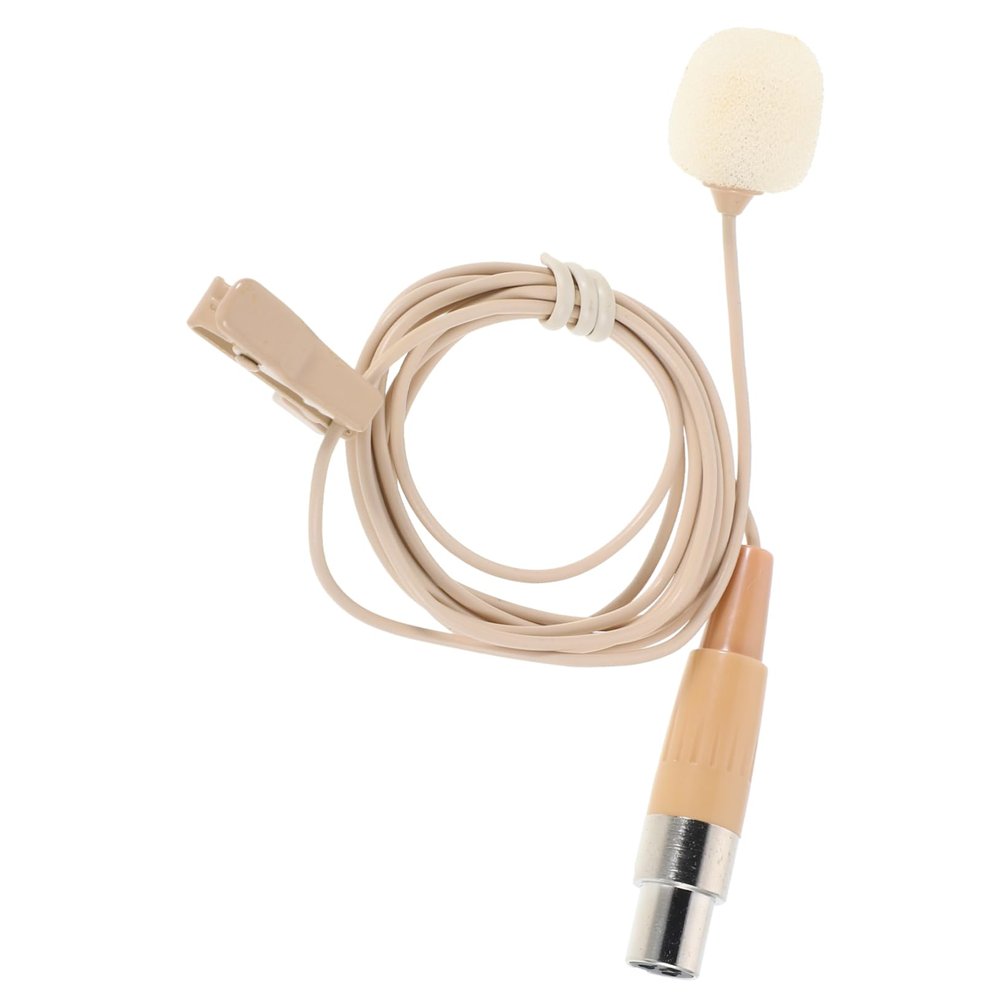 Abaodam Multifunctional Clip-mic Lavalier Microphone for Vlogging Recording Compact Lapel Mic XLR Connection