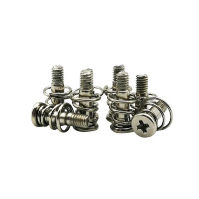 15pcs Multi-Size PC Screw Kit - M2 to M4 Nickel Plated Spring Screws with Cross Head for Graphics Card & Fan Installation(M3x22.7mm)