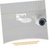 DIYEAH Adjustable Angle Camera Wall Mount Bracket Adhesive Installation Ring Camera Compatible Easy Install White view 3