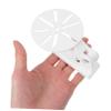 DIYEAH Adjustable Angle Camera Wall Mount Bracket Adhesive Installation Ring Camera Compatible Easy Install White view 4