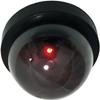 Yuarisx Dummy Fake Security Camera Dome Outdoor Indoor with Fake Flashing Red LED Light for Home Business Wireless CCTV Surveillance 4 Pack Black view 2