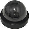 Yuarisx Dummy Fake Security Camera Dome Outdoor Indoor with Fake Flashing Red LED Light for Home Business Wireless CCTV Surveillance 4 Pack Black view 3