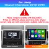 Car Radio Stereo for Jeep Grand Cherokee 2010-2013, Android 13, 9" IPS Touch Screen Upgrade Dash Kit with CarPlay & Android Auto, GPS Navigation DSP SWC 5G WiFi Camera 8CORE 4+32GB view 2