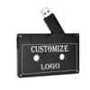 10PACK Free Custom Personal Company Studio Logo Vintage Audio Tape Cassette Tape USB 2.0 Flash Drive (Black, 128GB 3.0 * 10PACK) view 1