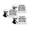 314PI Me & My Homies Woulda Been Stacking Bodies by Now Sticker, Sarcastic Water Assistant Funny Meme Stickers, Funny Decal for Water Bottle Phone Laptop, Gift for Girls Boys Adults (Size 4") view 2