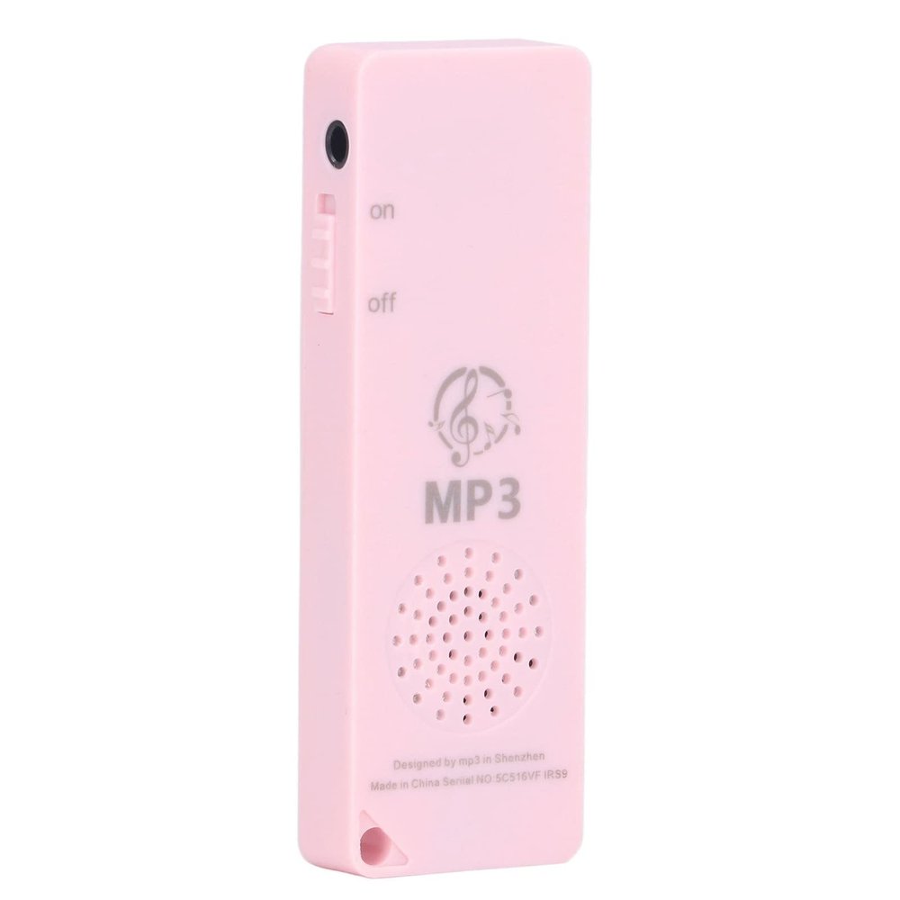 Mtlavishness L Mp3 Player Lossless Sound Quality Multifunctional Portable Support 64Gb Memory Card Mp3 for (Roseate)
