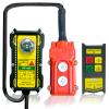 2 in 1 Crane Remote,Wireless Crane Remote Control 12V Dump Trailer Wireless Remote Accessories Wire Winch Controller Up-Down Switch Control Station view 1