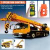 2 in 1 Crane Remote,Wireless Crane Remote Control 12V Dump Trailer Wireless Remote Accessories Wire Winch Controller Up-Down Switch Control Station view 2