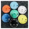 28.5mm Watch Dial with Calendar Window Roman Numerals Watch Faces for NH35 4R35 Mechanical Movement(BLUE) view 2