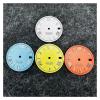 28.5mm Watch Dial with Calendar Window Roman Numerals Watch Faces for NH35 4R35 Mechanical Movement(BLUE) view 4