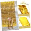 BELLIFFY 4pcs Foil Fringe Curtain Decorations Tinsel Backdrop for Birthday Wedding Bridal Supplies Eye-catching Photo Prop Streamers Material view 4