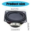 MAJIAOFANG 2Pcs 40mm 4Ohm 5W Full Ranges Speakers Stereo Woofer Loudspeaker Square Shape Replacement Loudspeaker Speakers view 4