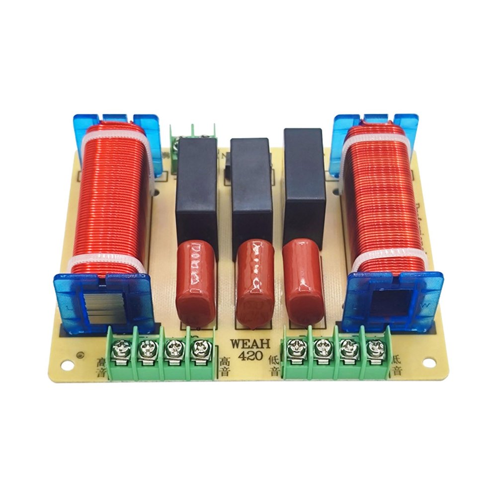 400W Audiophiles Crossovers Frequency Divider for Speakers 4 Way Adjustable High/Low Sound