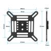 Akozon Vesa Adapter Plate Aluminum Multifunctional Camera Mount Bracket Baseplate for Creative Videos Food Photography view 3